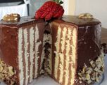 Torta libro de chocolate con dulce de leche Torta libro de chocolate con dulce de leche