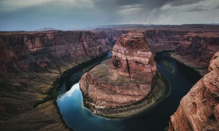 El Cañón de la Herradura es un accidente geográfico que surgió tras el paso del tiempo. El Cañón de la Herradura es un accidente geográfico que surgió tras el paso del tiempo.
