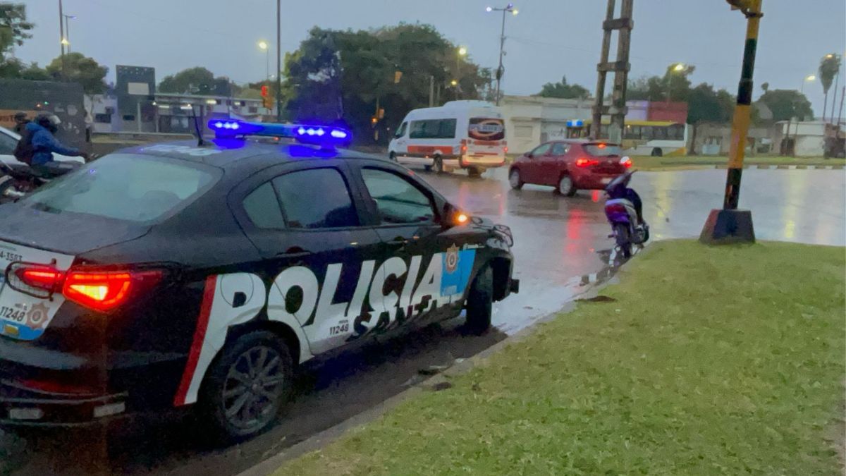 En una jornada lluviosa de martes