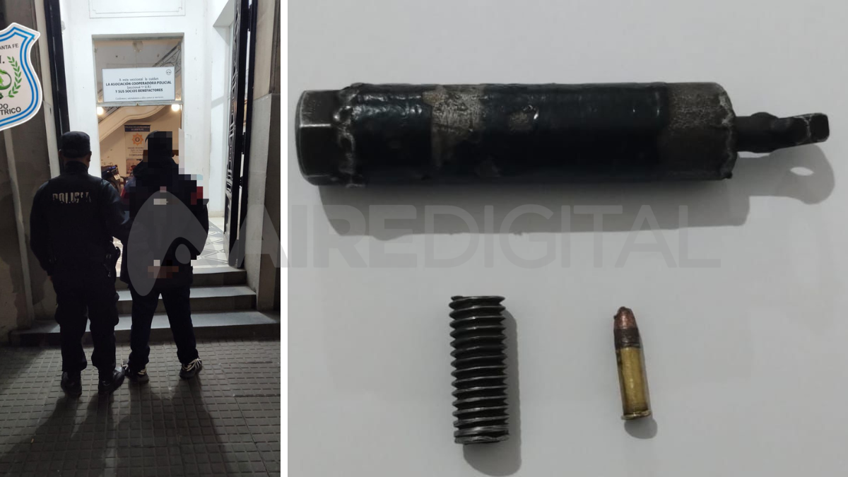 Detenido armado frente al Cementerio Municipal de Santa Fe