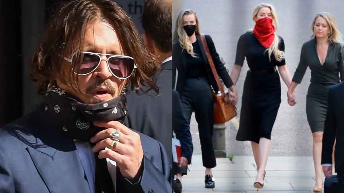 Johnny Deep cara a cara Amber Heart