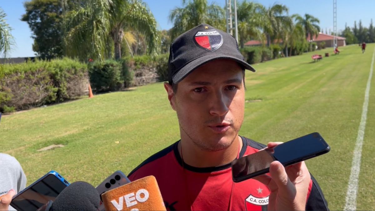 Ezequiel Medrán palpitó el debut de Colón en la Primera Nacional.