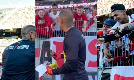 Un ex Unión regaló alfajores a los hinchas durante un partido de la Liga Profesional: Gran gesto Un ex Unión regaló alfajores a los hinchas durante un partido de la Liga Profesional: Gran gesto