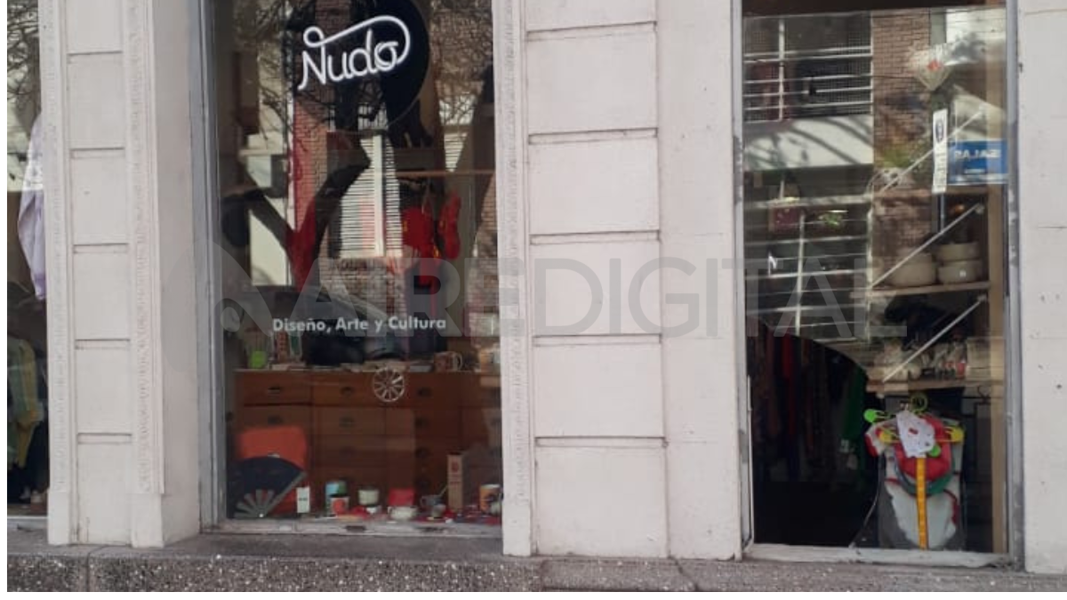 Este sábado a la mañana una mujer rompió la vidriera de un local en la recoleta santafesina para ingresar a robar.