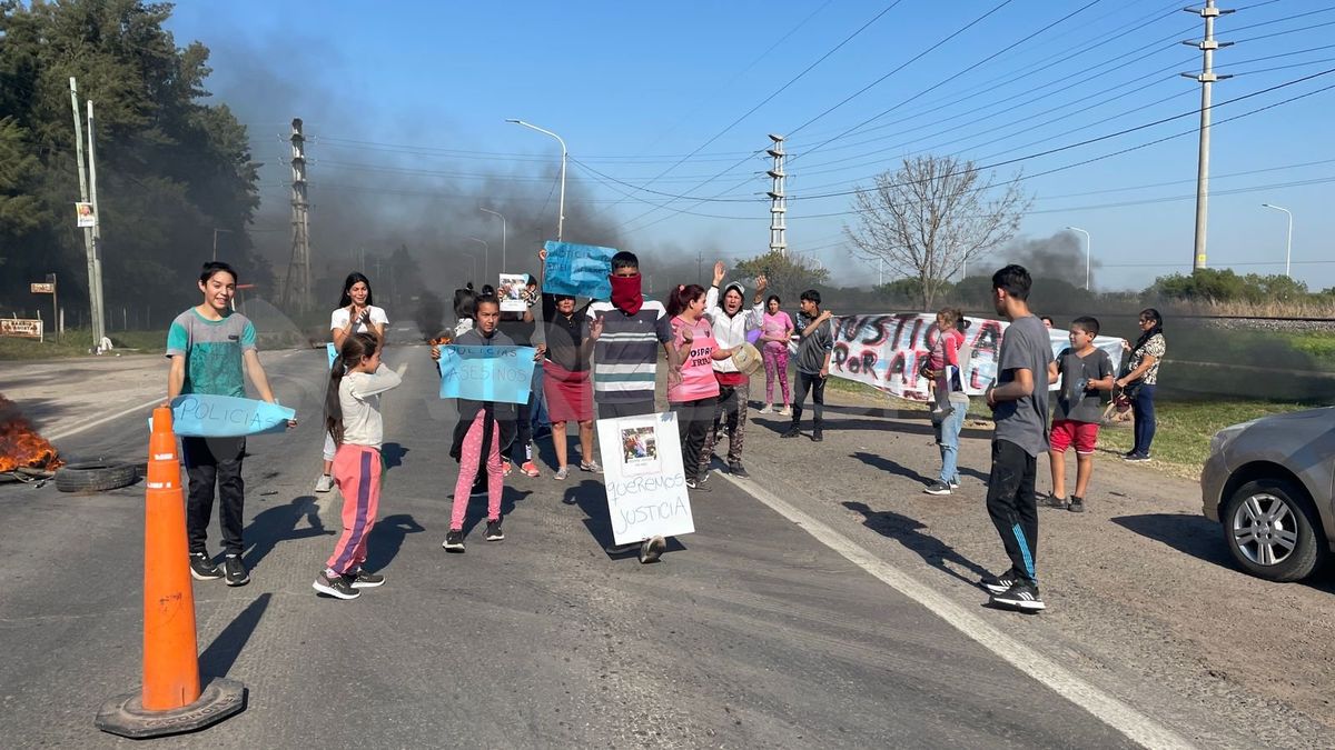Familiares de Alderete se manifestaron en Sauce Viejo