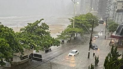 Inundaciones en el sur de Brasil: por recientes lluvias, hay rutas afectadas y problemas de energía