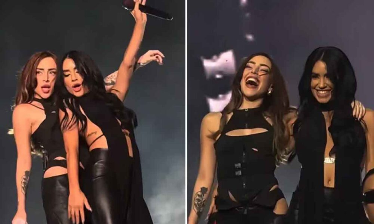 Nicki Nicole invitó a Lali Espósito a compartir escenario en su show del Movistar Arena. Nicki Nicole invitó a Lali Espósito a compartir escenario en su show del Movistar Arena.