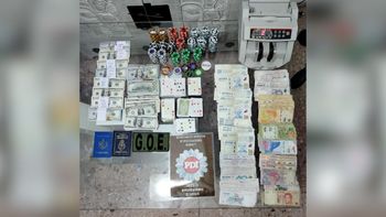 La PDI desbarató una casa de apuestas ilegales en pleno Aristóbulo del Valle