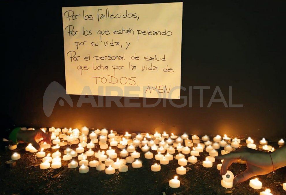 La foto del santuario fue tomada por una enfermera del Hospital Jaime Ferré de Rafaela.&nbsp;