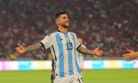 Llegó el segundo de Agentina: El gol de Cristian Romero a Indonesia Llegó el segundo de Agentina: El gol de Cristian Romero a Indonesia