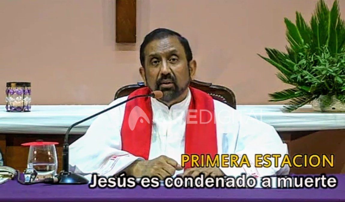 El padre Ignacio tambi&eacute;n pidi&oacute; a los fieles que se queden en casa para luchar contra la pandemia del coronavirus.