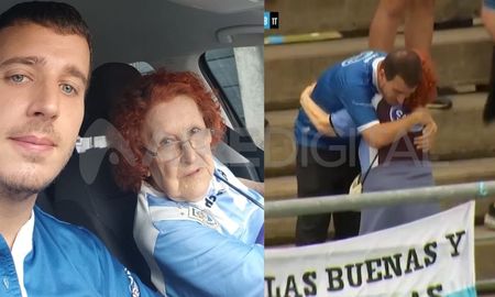 La abuela de Atlético de Rafaela y su nieto que emocionaron a todos: Una alegría incomparable La abuela de Atlético de Rafaela y su nieto que emocionaron a todos: Una alegría incomparable