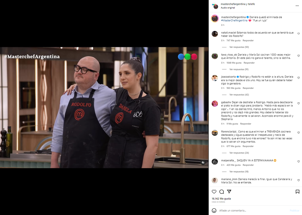 Denuncian fraude en MasterChef. Denuncian fraude en MasterChef.