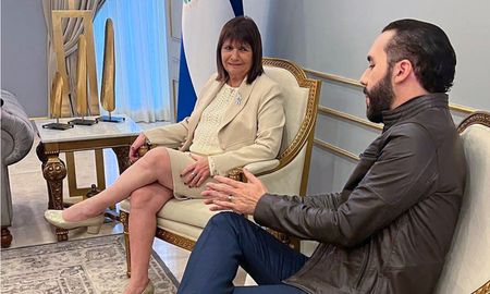 Patricia Bullrich se reunió con Bukele en El Salvador Patricia Bullrich se reunió con Bukele en El Salvador