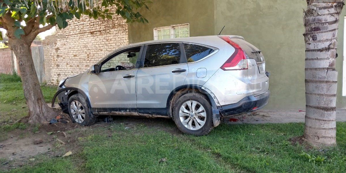 Persecución y choque: iba armado y en una camioneta robada