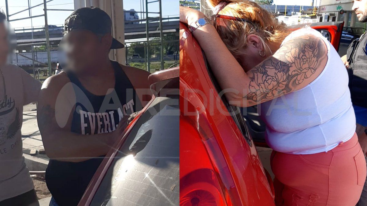 Este lunes detuvieron en la ruta nacional 34 a un hombre y una mujer que circulaban en el auto que utilizó el sicario: un Fiat Palio de color rojo.