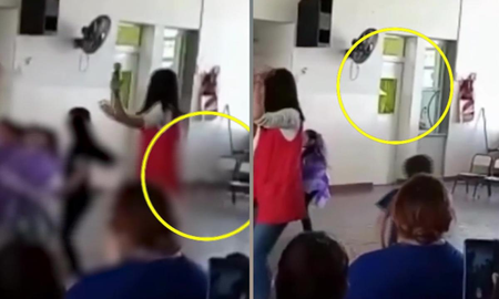 Impactante video: explotó una cocina en pleno acto escolar en Mendoza Impactante video: explotó una cocina en pleno acto escolar en Mendoza