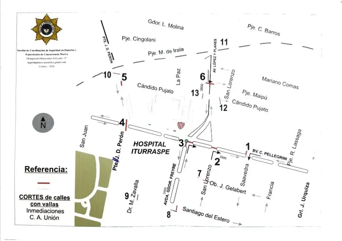 Cambios de recorrido del transporte urbano.