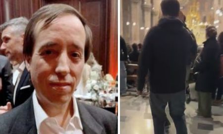Las imágenes de Marcelo Porcel en la Basílica de Luján que desataron el repudio. Las imágenes de Marcelo Porcel en la Basílica de Luján que desataron el repudio.