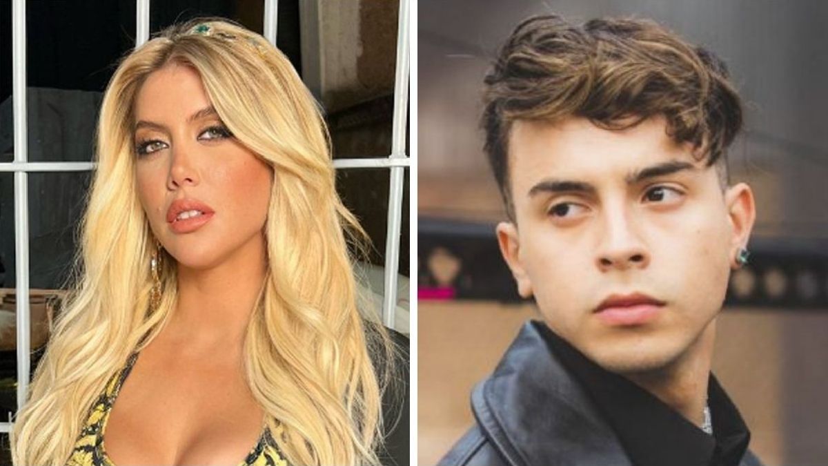 Se difundió en Instagram una foto de Wanda Nara y Rusherking hablando muy cerca.&nbsp;