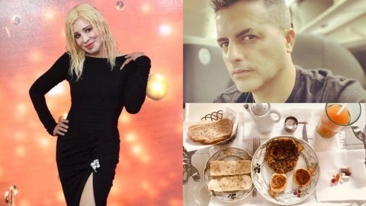 Nacha Guevara mostr&oacute; lo que almuerza pero &Aacute;ngel de Brito encontr&oacute; un detalle muy inquietante entre su comida