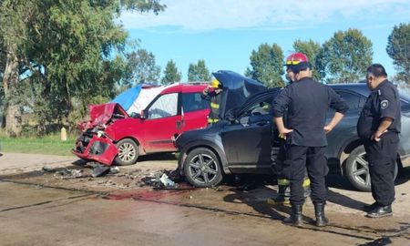 El impactante accidente se produjo sobre la Ruta Provincial 67S. El impactante accidente se produjo sobre la Ruta Provincial 67S.