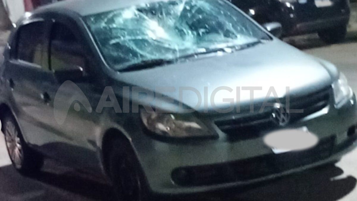 Así quedó el auto que chocó al ex basquetbolista. Así quedó el auto que chocó al ex basquetbolista.