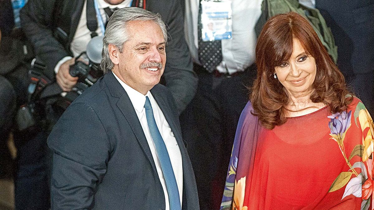 Alberto Fern&aacute;ndez y Cristina Kirchner.