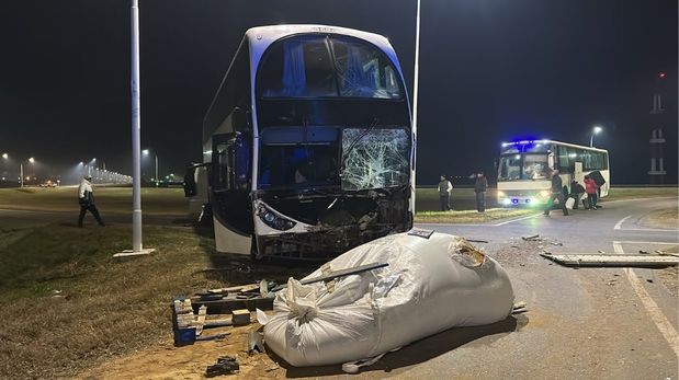 El accidente ocurrió durante el partido de la Selección Argentina contra Cabo Verde.
