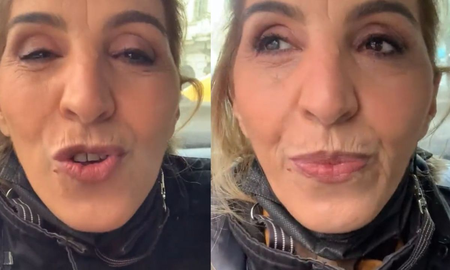 Karina Iavícoli, furiosa tras quedar atrapada en una manifestación. Karina Iavícoli, furiosa tras quedar atrapada en una manifestación.