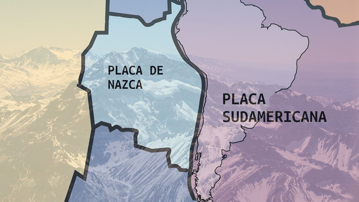 Un límite de las placas tectónicas de Nazca y Sudamericana