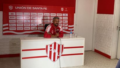 Unión de Santa Fe: Gustavo Munúa confía en que el equipo hará un buen partido ante San Lorenzo