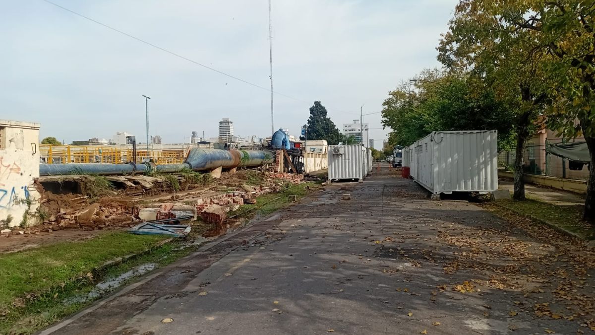 Desde Assa informaron que la caída de la pared no provocó daños colaterales. Desde Assa informaron que la caída de la pared no provocó daños colaterales.