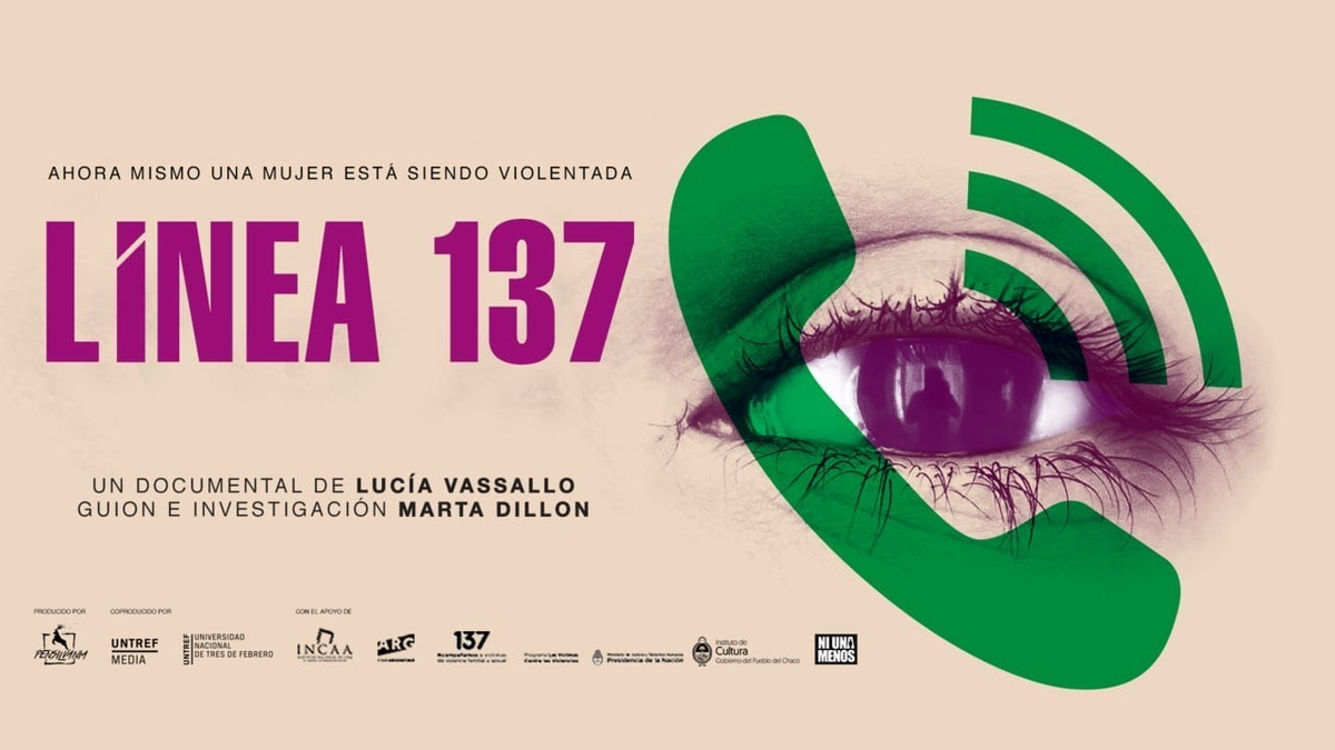 La TV Pública estrena el documental Línea 137. Ahora mismo una mujer está siendo violentada