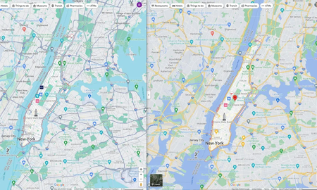 Google Maps estrena nueva paleta de colores, vista inmersiva e inteligencia artificial Google Maps estrena nueva paleta de colores, vista inmersiva e inteligencia artificial