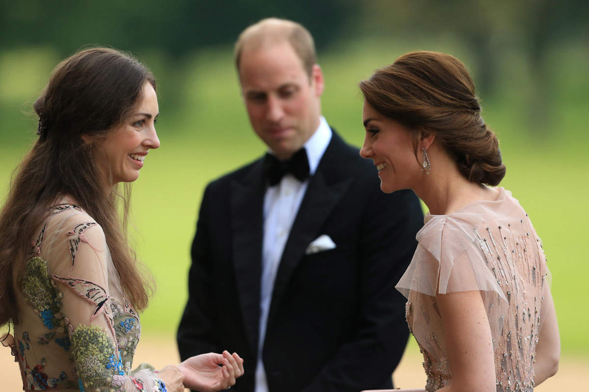 Rose Hanbury, el Príncipe William y Kate Middleton. Rose Hanbury, el Príncipe William y Kate Middleton.