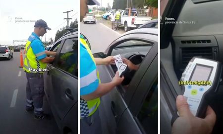 El test de alcoholemia arrojó un resultado que superaba el tope medible por el dispositivo. La multa supera los 700 mil pesos. El test de alcoholemia arrojó un resultado que superaba el tope medible por el dispositivo. La multa supera los 700 mil pesos.