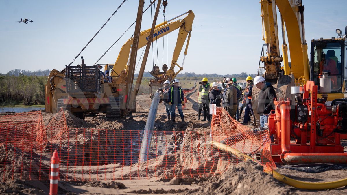 Gasoducto Gran Santa Fe: prevén finalizar la obra entre abril y mayo.