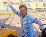 Tony viajó de Lanús a Estados Unidos para ver a la Selección Argentina. Tony viajó de Lanús a Estados Unidos para ver a la Selección Argentina.