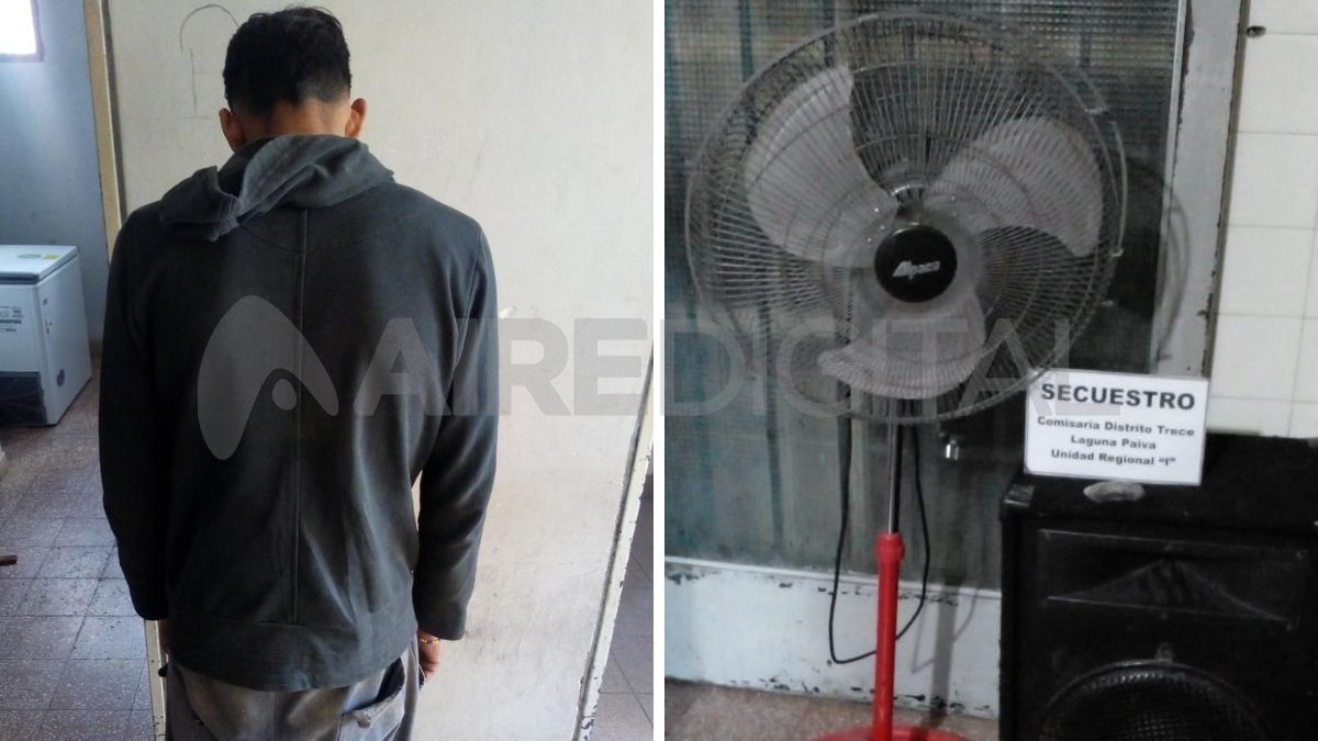 Detuvieron a un joven de 24 años y recuperaron algunos artículos que había robado en Laguna Paiva