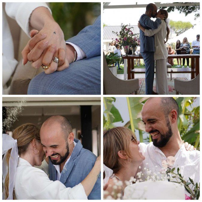 Se casaron este sábado por civil.