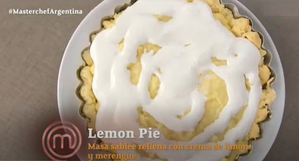 El lemon pie del Polaco y Barby Silenzi.