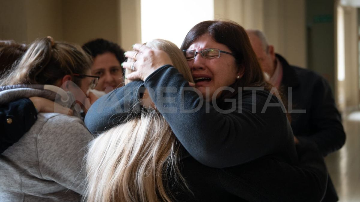 Mucha emoción se vivió en los tribunales santafesinos tras conocerse la condena a 18 años de prisión para Jorge Pereyra.