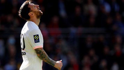 Con Lionel Messi, Paris Saint-Germain cayó ante Rennes y perdió su invicto en la Ligue 1