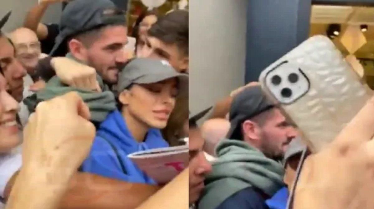 Tini Stoessel y Rodrigo De Paul descontrolaron un shopping.