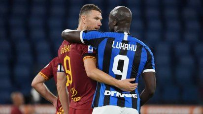 Serie A: Inter empató sobre la hora con Roma y la Juventus se aleja en la tabla