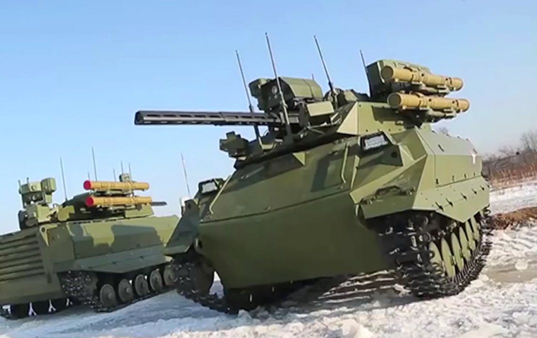 Urán-9, tanque robot ruso.