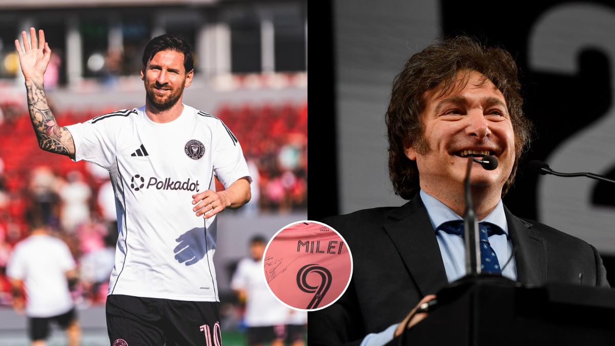 El regalo de Lionel Messi a Javier Milei: El mejor de todos los tiempos