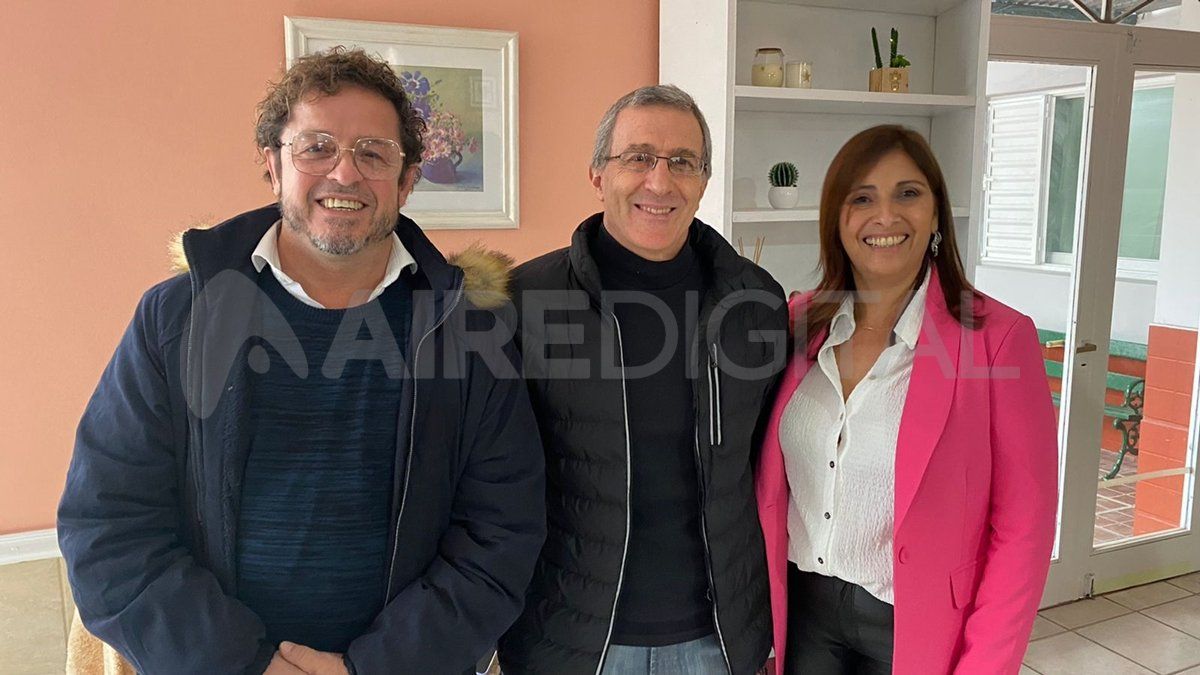 De izquierda a derecha: Marcelo Gieco, coordinador del programa federal Incluir Salud; Patricio Huerga, subsecretario de Inclusión para Personas con Discapacidad; y Natalia Campagna, directora de Riam Hogar.
