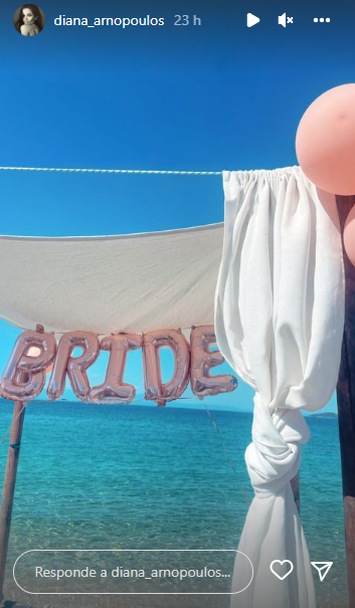 Pico Mónaco y Diana Arnopoulos se casarán al estilo griego.